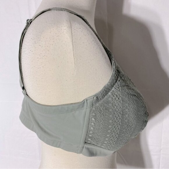 R Line Lina Sage Green Lace Lined Bralette 40DD - Picture 4 of 11